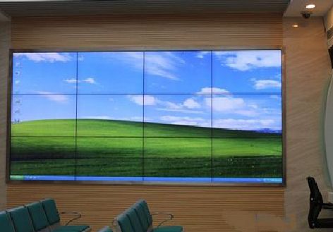 长武液晶拼接屏的另类用法。